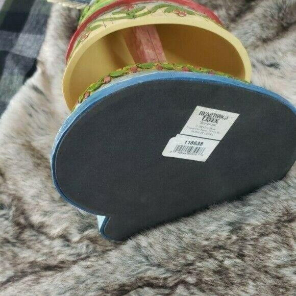 Jim Shore Harvest Angel Lamp Heartwood Set 2‎ Piece No SHADE - Picture 7 of 8